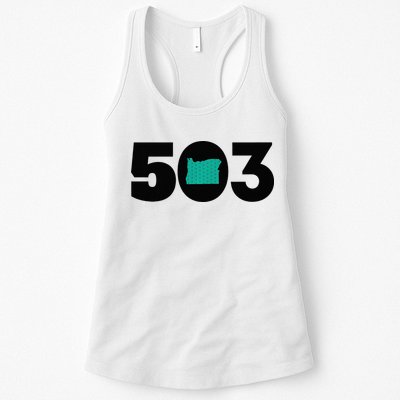 503 PDX Carpet Oregon Outline Premium Womens Tank Top