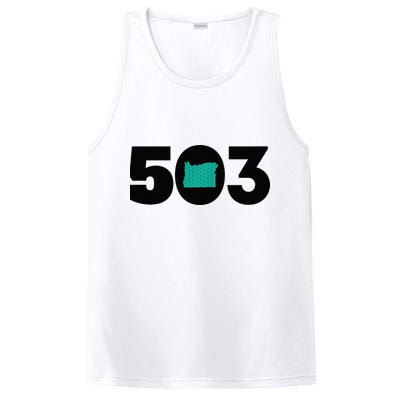 503 PDX Carpet Oregon Outline Premium PosiCharge Competitor Tank