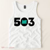 503 PDX Carpet Oregon Outline Premium Tank Top