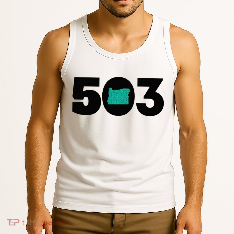 503 PDX Carpet Oregon Outline Premium Tank Top