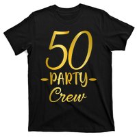 50 Party Crew 50th Birthday Group Friends Drinking Beers T-Shirt