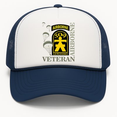 509th Parachute Infantry Regiment Airborne Veteran Christmas Trucker Hat