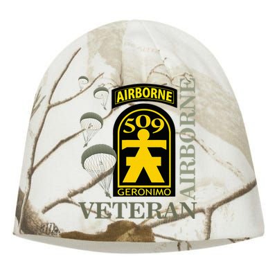 509th Parachute Infantry Regiment Airborne Veteran Christmas Kati - Camo Knit Beanie