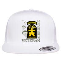 509th Parachute Infantry Regiment Airborne Veteran Christmas Flat Bill Trucker Hat