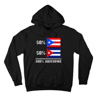 50 Puerto Rico 50 Cuba Puerto Rican Cuban Flag Pride Hoodie