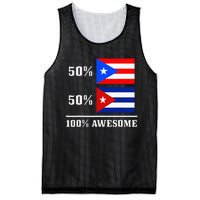 50 Puerto Rico 50 Cuba Puerto Rican Cuban Flag Pride Mesh Reversible Basketball Jersey Tank