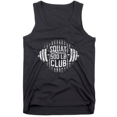 500 Pound Squat Club Leg Gym Workout Tank Top