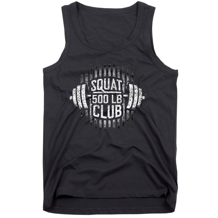 500 Pound Squat Club Leg Gym Workout Tank Top