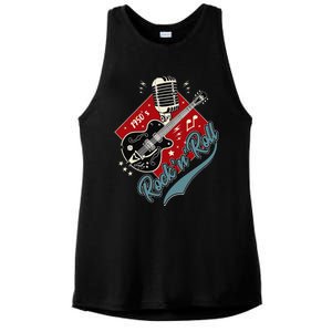 50s Rockabilly Clothing 1950s Sock Hop Swing Greaser Rocker Ladies PosiCharge Tri-Blend Wicking Tank