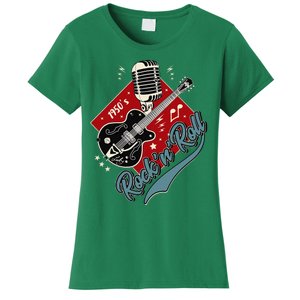 50s Rockabilly Clothing 1950s Sock Hop Swing Greaser Rocker Women's T-Shirt