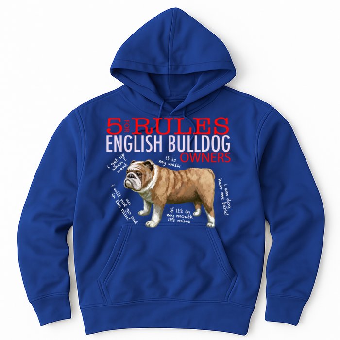 5 Rules For English Bulldog Owners Gift Hoodie