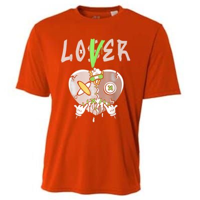 5 Retro Green Bean Loser Lover Heart Shoes 5s Green Bean Cooling Performance Crew T-Shirt