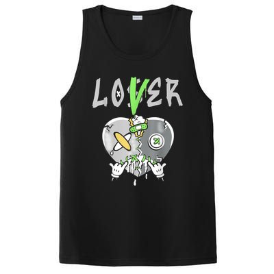 5 Retro Green Bean Loser Lover Heart Shoes 5s Green Bean PosiCharge Competitor Tank