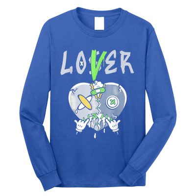 5 Retro Green Bean Loser Lover Heart Shoes 5s Green Bean Long Sleeve Shirt