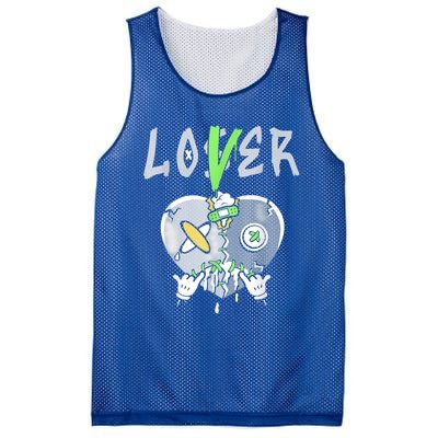 5 Retro Green Bean Loser Lover Heart Shoes 5s Green Bean Mesh Reversible Basketball Jersey Tank