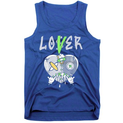 5 Retro Green Bean Loser Lover Heart Shoes 5s Green Bean Tank Top