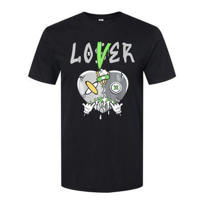 5 Retro Green Bean Loser Lover Heart Shoes 5s Green Bean Softstyle® CVC T-Shirt