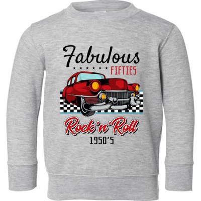 50s Rockabilly Vintage 1950s Clothing Toddler Sweatshirt