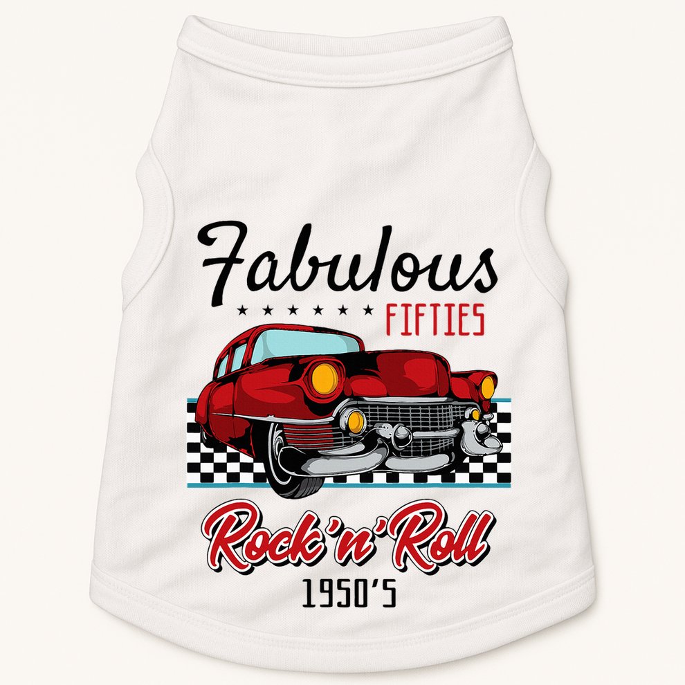 50s Rockabilly Vintage 1950s Clothing Doggie Tank