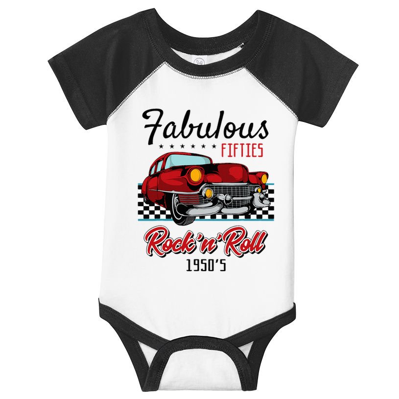 50s Rockabilly Vintage 1950s Clothing Infant Baby Jersey Bodysuit