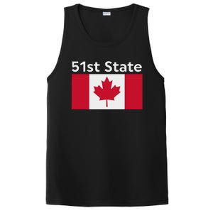 51st State Canada Funny Trump PosiCharge Competitor Tank