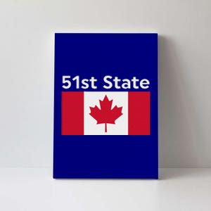 51st State Canada Funny Trump Canvas