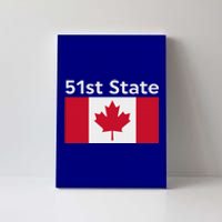 51st State Canada Funny Trump Canvas