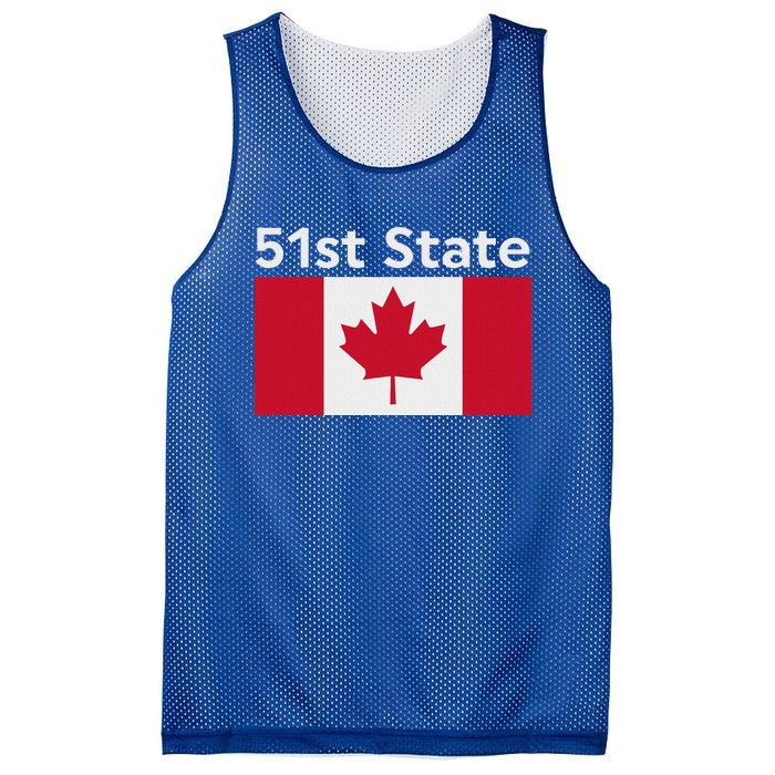 51st State Canada Funny Trump Mesh Reversible Basketball Jersey Tank