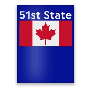 51st State Canada Funny Trump Poster