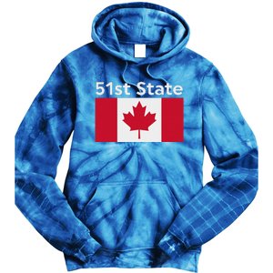 51st State Canada Funny Trump Tie Dye Hoodie