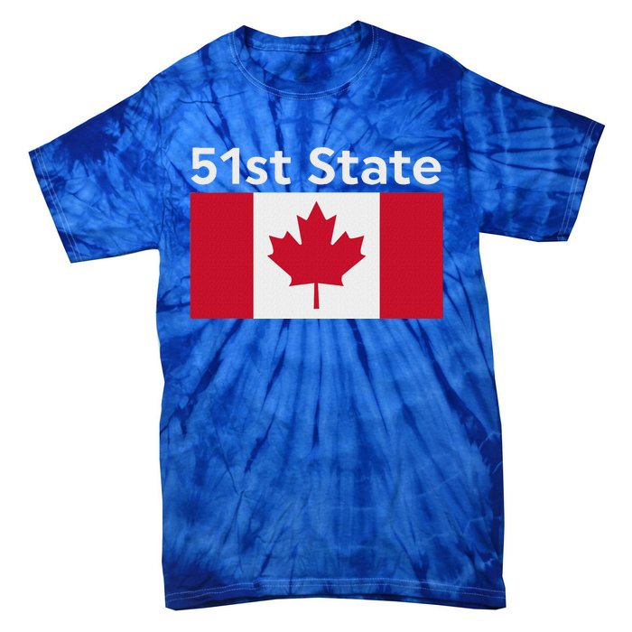 51st State Canada Funny Trump Tie-Dye T-Shirt