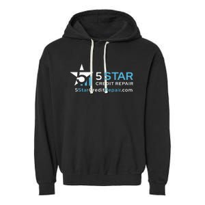 5 Star Credit Repair Garment-Dyed Fleece Hoodie