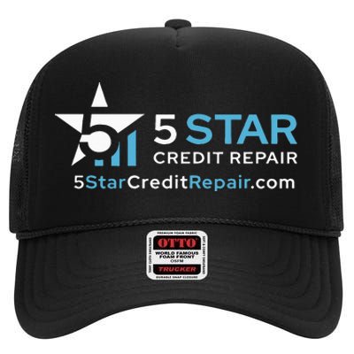 5 Star Credit Repair High Crown Mesh Back Trucker Hat