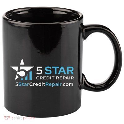 5 Star Credit Repair 11oz C Handle Ceramic Mug