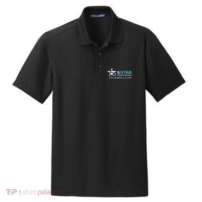 5 Star Credit Repair Dry Zone Grid Polo