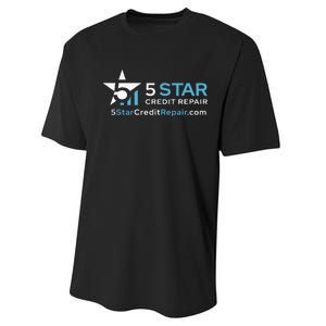 5 Star Credit Repair Performance Sprint T-Shirt