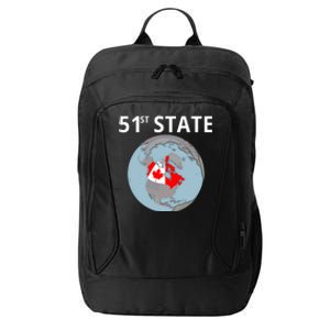 51st State Canada Funny Trump Comment City Backpack