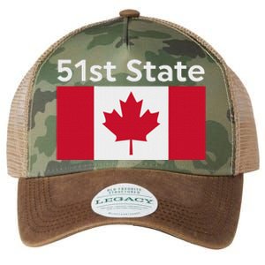 51st State Canada Funny Trump Legacy Tie Dye Trucker Hat