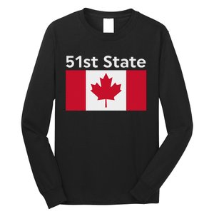 51st State Canada Funny Trump Long Sleeve Shirt