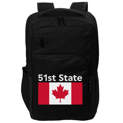 51st State Canada Funny Trump Impact Tech Backpack