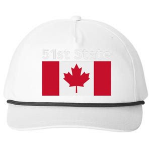 51st State Canada Funny Trump Snapback Five-Panel Rope Hat