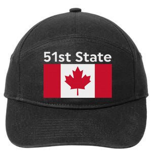 51st State Canada Funny Trump 7-Panel Snapback Hat