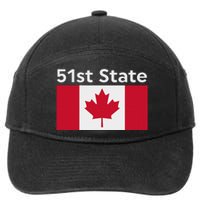 51st State Canada Funny Trump 7-Panel Snapback Hat