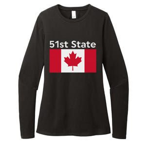 51st State Canada Funny Trump Womens CVC Long Sleeve Shirt