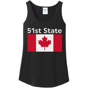 51st State Canada Funny Trump Ladies Essential Tank