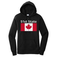 51st State Canada Funny Trump Women's Pullover Hoodie