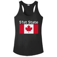 51st State Canada Funny Trump Ladies PosiCharge Competitor Racerback Tank