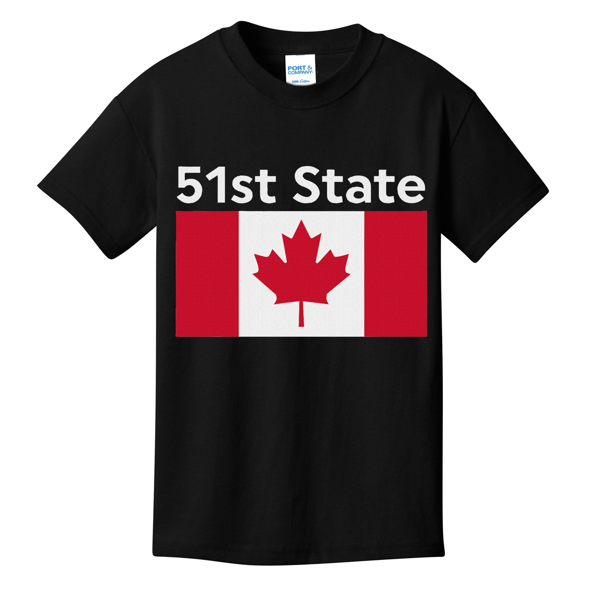 51st State Canada Funny Trump Kids T-Shirt