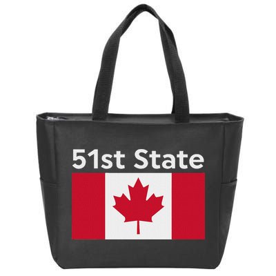 51st State Canada Funny Trump Zip Tote Bag