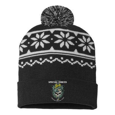 5th Special Forces Group Vietnam Veteran USA-Made Snowflake Beanie